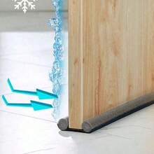 Door Strip Seal For Leak Prevention, Simple Interior Design, Easy To Install, No Trace On The Floor, Solid Circular Design, Quick Return, Suitable For Hotel/Restaurant/Office/Commercial Use, - Multicolor - View 5