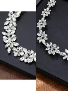 1-Inch Crystal Chain - 90cm Crystal Diamond Roll With Sparkle, Diamond Chain For DIY Crafts, Home And Clothing Decoration, Fashion Accessories, Crystal Diamond Sparkle - multicolor - View 6