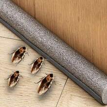 Door Strip Seal For Leak Prevention, Simple Interior Design, Easy To Install, No Trace On The Floor, Solid Circular Design, Quick Return, Suitable For Hotel/Restaurant/Office/Commercial Use, - Multicolor - View 4