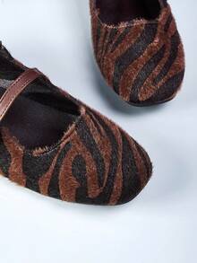 CUCCOO GRLICON Ladies, Willow Nails, Buckles, Flat Shoes. - dark brown - View 7