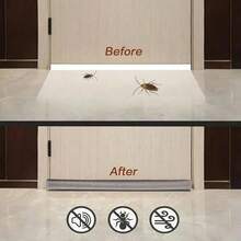 Door Strip Seal For Leak Prevention, Simple Interior Design, Easy To Install, No Trace On The Floor, Solid Circular Design, Quick Return, Suitable For Hotel/Restaurant/Office/Commercial Use, - Multicolor - View 9