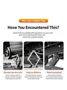 Enhanced Odor-Free Rubber Jack Pad For Cross-Border Hot-Selling Car Jacks - one size fits all - View 5