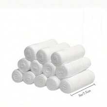 12 Rolls Elastic PBT Bandage, Breathable Stretchable Sports Tape, White Mummy Decoration Bandage For Halloween & Gym Use - White - View 10