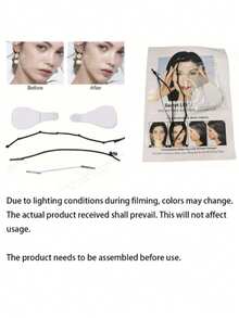 Invisible Face Stickers 60/40/80/120/240/480pcs, Face Tape, Jawline, Mask - White - View 4