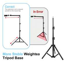 Teckwe Lazy Person Support Bracket Adjustable Floor Tripod With Rotating Telescopic Arm And Phone Holder, Featuring Adjustable Height And Angle. Suitable For Smartphone Photography, Live Streaming, Video Recording, Cooking, Painting, And Food Photography - A Stable Tripod Structure - 55inch - View 5