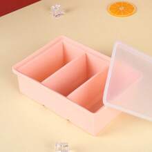 Silicone Ice Mold With Lid - Large Capacity For Soft Ice Cubes, Suitable For Refrigerator, One Cup Size For Soup, Soup And Sauce , Great For Use In Christmas, Halloween, Easter, And Thanksgiving - Multicolor - View 17