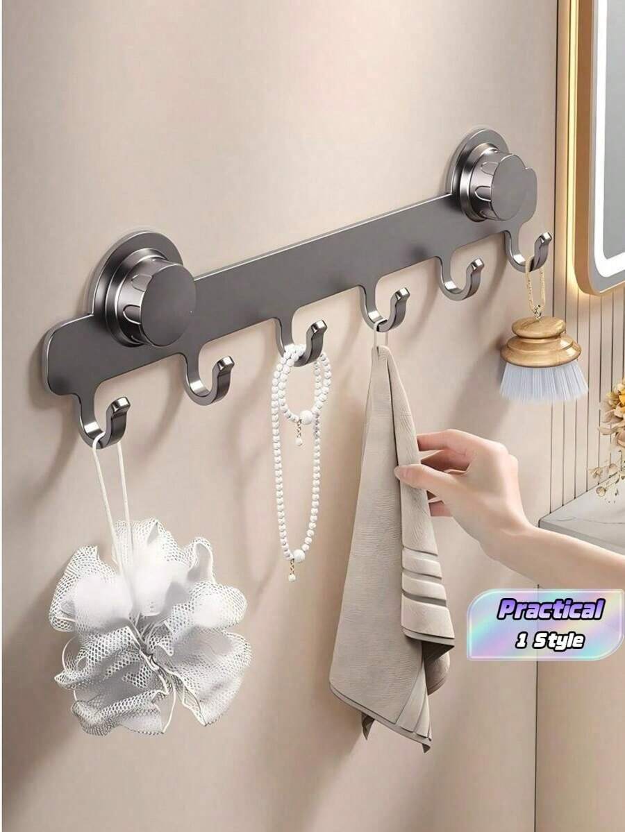 Strong Suction Door Hook, Heavy Duty, Suitable For Home Entrance And Coat Hanger - Multicolor - View 1
