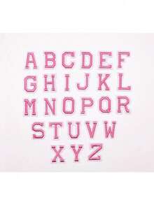 10/26pcs Small English Alphabet & Number Embroidered Patches, 1.5 Inch/3.8cm Size, Sew On/Iron On Decorations For Apparel, Jackets, Hats, Books, Bags - DIY Embroidery Patch Accessories36333 - multicolor - View 14