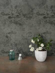 1PC Industrial Cement Pattern Self Adhesive Contact Paper Peel And Stick Cabinet Door Wall Sticker Furniture Renovation Background Wallpaper For Home Kitchen Bathroom Living Room Decor - dark gray - View 6