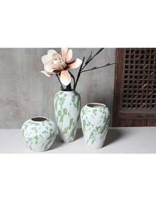 Handmade Chinese Style Vase Decor, New Chinese Retro Ceramic Thick Pottery Large Flower Pot - Flowerpot - View 12