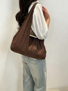 Foldable Keychain Shopping Bag, Large Capacity Reusable Portable Shopping Bag, Multi‑Scene Use For Supermarket, Travel, Beach, Daily Use, Back To School - Multicolor - View 9