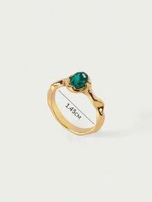 Glisma 1Psc Women's Single Ring - Gold - View 22