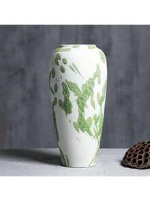 Handmade Chinese Style Vase Decor, New Chinese Retro Ceramic Thick Pottery Large Flower Pot - Flowerpot - View 6