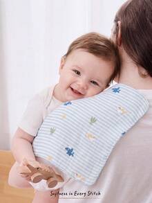 Cozy Pixies 5 Packs Of Mixed-Color Cotton Wrinkled Cloth Baby Bib Saliva Towel, Comfortable And Soft, Suitable For Newborns, Suitable For All Seasons - Multicolor - View 2