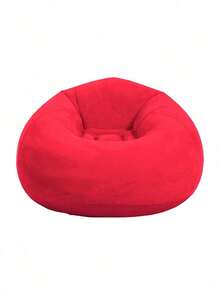 1 Piece Inflatable Sofa Chair, Foldable Portable Inflatable Leisure Chair With Backrest, Soft Bean Bag Style Seat For Living Room Bedroom Balcony Dormitory Outdoor Camping - Multicolor - View 10