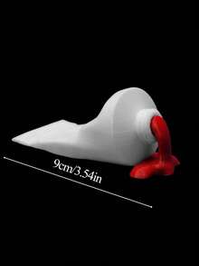 1 PC Anti Collision Silent Floor Protector Durable Home Decor Creative Painted Pipe Shaped Door Stop For Bedroom Kitchen Office Hotel Noise Reduction Shockproof Scratch Resistant Wall Protector Practical Accessories - multicolor - View 2