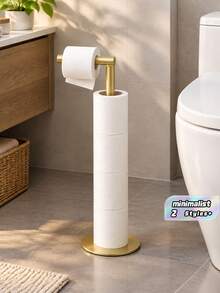 Toilet Paper Holder , Durable Construction Saves Space, Toilet Paper Storage, Sturdy Tissue Holder - Multicolor - View 1