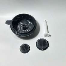 This 5-Piece Thermomix TM6 & TM5 Vegetable Slicer Set: Fruit And Vegetable Slicer, Grater, And Food Processor-Kitchen Utensils - Black - View 7