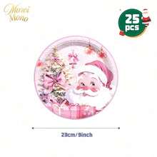 Muroi Mono 25/75 Pieces Of Disposable Party Supplies, Including Disposable Paper Plates, Napkins, Cups, Suitable For Dessert Service, Party Decorations, Various Events, And Gatherings, Including Christmas. - Style 3 - View 12