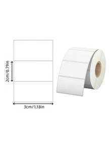 1000PCS Blank Removable Freezer Labels Waterproof Oil Resistant Line 2x3cm Self Adhesive No Residue Easy Peel For Containers Jars Pantry Storage Kitchen Organization Craft - White - View 2