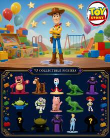 Jada Toyy Story Mystery Figure Blind Bag, Die-Cast Mini Character Collectible, 1pc Surprise Pack, Mini Action Figure For Desk Decor, Party Favor, Collection Display - Multicolor - View 2