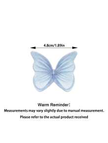 48Pcs Butterfly Cake Toppers, Cake & Cupcake Decorations, Assorted Sizes, High Quality Beautiful Purple Butterfly Shaped Decor For Cakes And Cupcakes - Multicolor - View 2