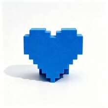 1Pc Vintage Heart Pixel Game Controller Stand, Pink & White, Non‑Slip Stable Base, Desktop Decor Accessory, Stand Only, Compatible With Game Controller - Multicolor - View 13