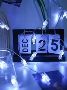 Teckwe Lampu Hias LED Klip Foto untuk Dekorasi Rumah Dalam Ruangan Bertenaga Baterai, Lampu Hias Gantung Foto untuk Kamar Anak Perempuan, Lampu Hias LED Klip Foto untuk Dekorasi Natal, Lampu Pajangan Foto untuk Pesta Pernikahan, Lampu Hias Klip Gantung Kartu Foto - MultiWarna - View 12