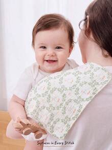 Cozy Pixies 5 Packs Of Mixed-Color Cotton Wrinkled Cloth Baby Bib Saliva Towel, Comfortable And Soft, Suitable For Newborns, Suitable For All Seasons - Multicolor - View 8