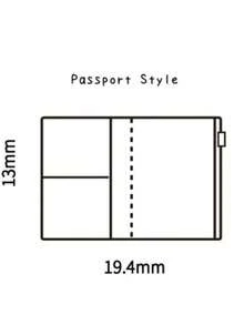 Haus Hana 1 túi đựng thẻ nhựa có khóa kéo cho sổ tay du lịch, phụ kiện sổ TN Diary/Journal/Scrapbook/Logbook cỡ chuẩn và cỡ hộ chiếu, ngăn đựng thẻ - Nhiều màu - Xem 10