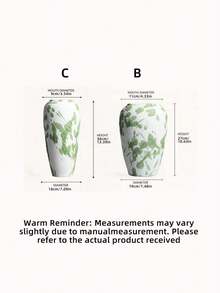 Handmade Chinese Style Vase Decor, New Chinese Retro Ceramic Thick Pottery Large Flower Pot - Flowerpot - View 2