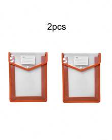 1 cái/2 cái/4 cái túi đựng hồ sơ A4 sọc chéo màu, túi đựng giấy tờ, túi đựng hồ sơ trong suốt 3D, túi đựng bìa hồ sơ, túi lưu trữ sản phẩm, túi đựng hồ sơ đứng, túi đựng hồ sơ văn phòng dạng phong bì, văn phòng phẩm, hợp đồng, quay lại trường học, đồ dùng học tập - Nhiều màu - Xem 12