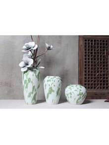 Handmade Chinese Style Vase Decor, New Chinese Retro Ceramic Thick Pottery Large Flower Pot - Flowerpot - View 11