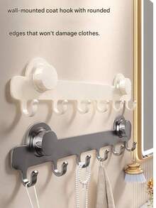 Strong Suction Door Hook, Heavy Duty, Suitable For Home Entrance And Coat Hanger - Multicolor - View 3