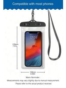 2/4 túi chống nước cho điện thoại dùng ở hồ bơi, túi đựng điện thoại chống nước giải trí, lý tưởng cho bơi lội, chèo thuyền, du lịch, bãi biển, túi thể thao, đồ dùng học tập, sinh viên, nổi trên mặt nước - Nhiều màu - Xem 3