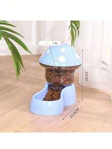 1個自動寵物餵食器與大容量貓用水碗 - 彩色 - 查看 10