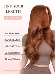 50S Microlink Hair Extensions Human Hair, 33# Copper Red Remy Micro Bead Design, Ultra‑Smooth & Super‑Soft Micro Ring Texture, Easy To Install, Ideal For Women Daily Styling, Hair Volume Boosting And Halloween Cosplay Occasions - S33 - View 7