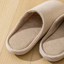 Yawasoul Men's Home Autumn And Winter Home Shoes Soft Sole Light And Quiet Built-In Memory Sponge Comfortable Indoor Slippers Spring And Autumn - Beige - View 5