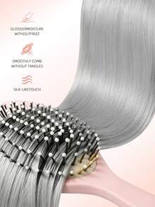 50 Strands Microlink Hair Extensions Human Hair, Silver Gray Micro Loop Design, Silky Straight Micro Bead Texture, Premium Healthy Remy Hair, Easy To Install, Ideal For Women Daily Styling, Hair Volume Boosting And Halloween Cosplay Occasions - SSilver Gray - View 4