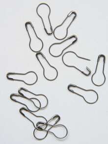 150/320 Pcs Gourd Safety Pins, Pear Shaped Calabash Pin, Bulb Pin For DIY Craft Making, Sewing, Knitting Markers, And Clothing Tags - Gourd Shaped Pin - View 5