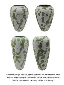 Handmade Chinese Style Vase Decor, New Chinese Retro Ceramic Thick Pottery Large Flower Pot - Flowerpot - View 14