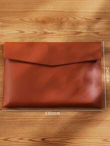 1PC Large Capacity Double Layer Magnetic Closure Multi Functional Business Document Bag File Folder Briefcase Office File Organizer For Men Women Professionals Business Travel Office Christmas New Year Gift Office Supplies - one size fits all - View 12