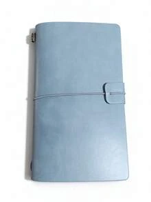 1pc Soft And Delicate Leather Texture, Water-Resistant And Stain-Resistant, With An Elegant Feel. The Elastic Straps Can Securely Hold The Notebook To Prevent It From Spreading Apart. - Multicolor - View 11
