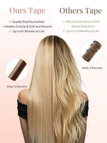 50 Strands Micro Loop Hair Extensions Real Human Hair P18/613# Caramel Blonde To Bleach Blonde Microbead Hair Extensions Utral Smooth And Super Soft Silky Straight Micro Loop Healthy  Human Hair Extensions For Woman Halloween Costumes - S18/613 - View 12