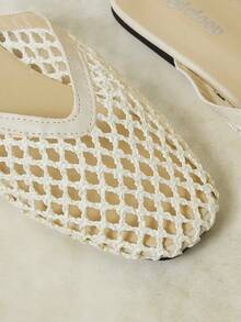 Styleloop Ladies, Willow Nails, Buckles, Flat Shoes. - Apricot - View 4