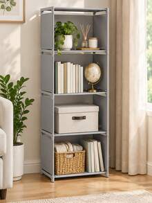 Light Luxury Gold Handle Dustproof Storage Cabinet Multi Combination Organizer Rack For Living Room Balcony Entryway - Multicolor - View 6