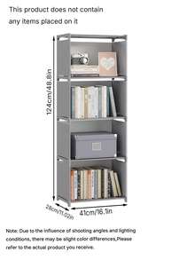 Light Luxury Gold Handle Dustproof Storage Cabinet Multi Combination Organizer Rack For Living Room Balcony Entryway - Multicolor - View 8