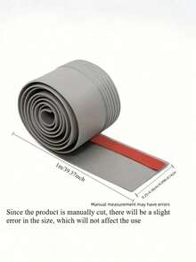 1Roll 36mm X 1M Lower Door Seal Strip Windproof Soundproof Waterproof Self Adhesive For Glass Wooden Door Gap Draft Blocker Weatherproofing - Multicolor - View 4