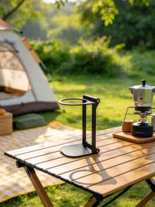 Vikbart, portabelt kaffeställ i aluminiumlegering med stabil bas, lämpligt för hemmet, resor, utomhuscamping och kontoret. En idealisk present för kaffeälskare. - Multifärgad - Visa 2