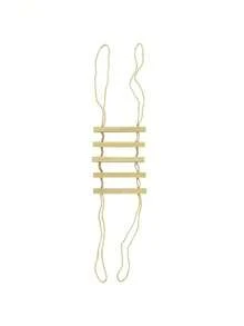 1 Piece Cat Climbing Ladder, Rough Fiber, For Play And Climbing, 50 Cm/100 Cm Length, Natural Pine Wood, Strong And Durable, Maximum Load 12 Kg (26 Lbs) - Apricot - View 12